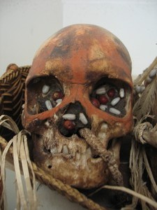 Asmat skull